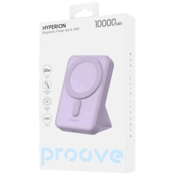 Портативная батарея (Power Bank) Proove Hyperion, 10000 mAh, Фиолетовый - № 5 Портативная батарея (Power Bank) Proove Hyperion, 10000 mAh, Фиолетовый - № 5