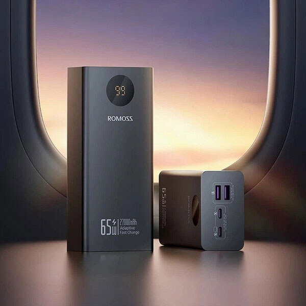 Портативная батарея (Power Bank) Romoss PEA27S Pro, 27000 mAh, Черный - № 2 Портативная батарея (Power Bank) Romoss PEA27S Pro, 27000 mAh, Черный - № 2