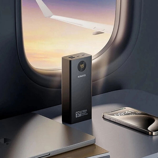 Портативная батарея (Power Bank) Romoss PEA27S Pro, 27000 mAh, Черный - № 3 Портативная батарея (Power Bank) Romoss PEA27S Pro, 27000 mAh, Черный - № 3