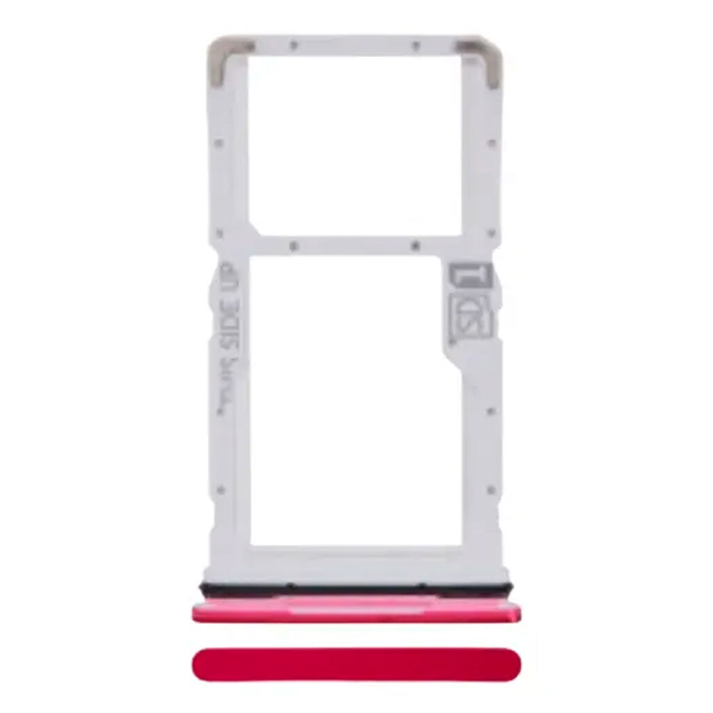 Держатель SIM-карты Motorola Moto G84, С разъемом на карту памяти, Красный - № 1 Держатель SIM-карты Motorola Moto G84, С разъемом на карту памяти, Красный - № 1