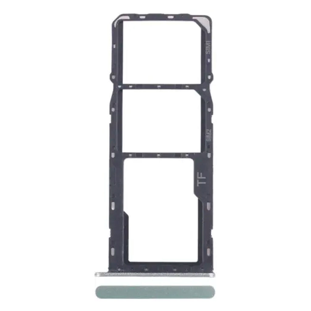 Держатель SIM-карты ZTE Blade A35 / Blade A55, С разъемом на карту памяти, Зеленый - № 1 Держатель SIM-карты ZTE Blade A35 / Blade A55, С разъемом на карту памяти, Зеленый - № 1