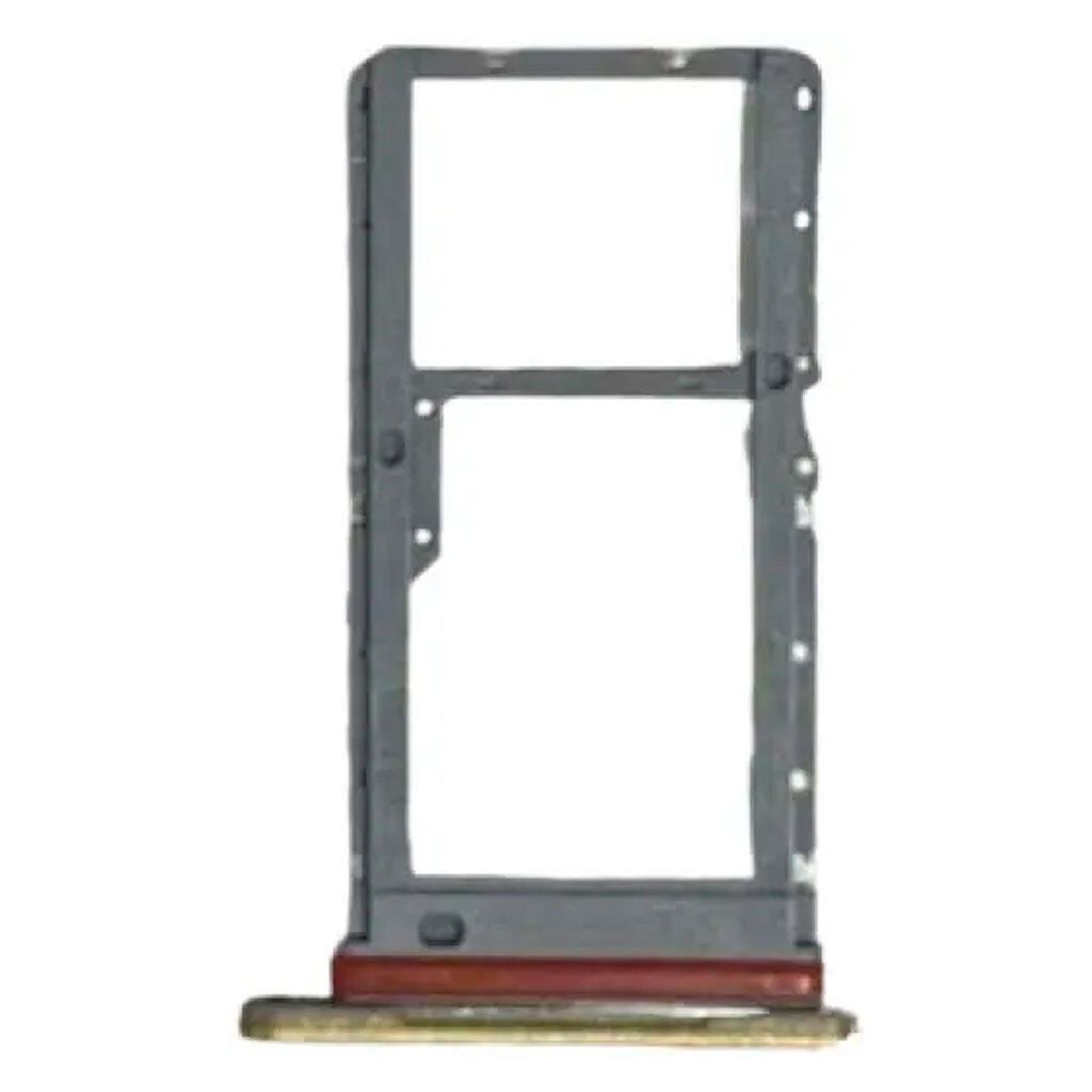 Утримувач SIM-картки ZTE Nubia Neo 3, З роз'ємом на карту пам'яті, Золотий - № 1 Утримувач SIM-картки ZTE Nubia Neo 3, З роз'ємом на карту пам'яті, Золотий - № 1