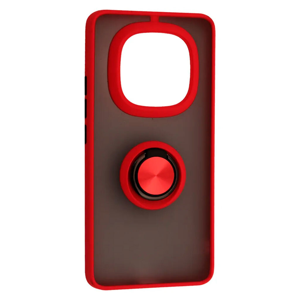 Чохол (накладка) Xiaomi Redmi Note 15, Goospery Ring Case, Червоний - № 1 Чохол (накладка) Xiaomi Redmi Note 15, Goospery Ring Case, Червоний - № 1
