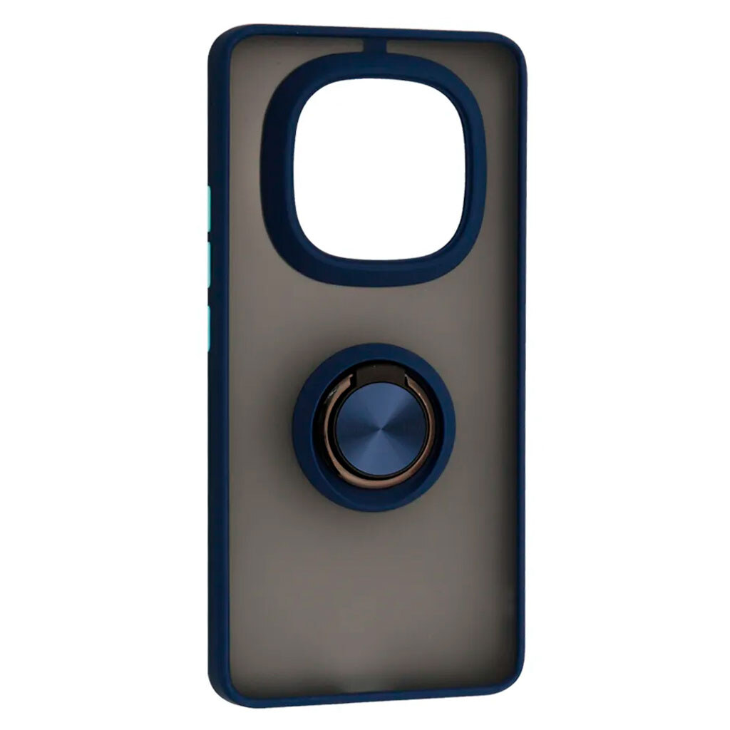 Чохол (накладка) Xiaomi Redmi Note 15 Pro, Goospery Ring Case, Синій - № 1 Чохол (накладка) Xiaomi Redmi Note 15 Pro, Goospery Ring Case, Синій - № 1