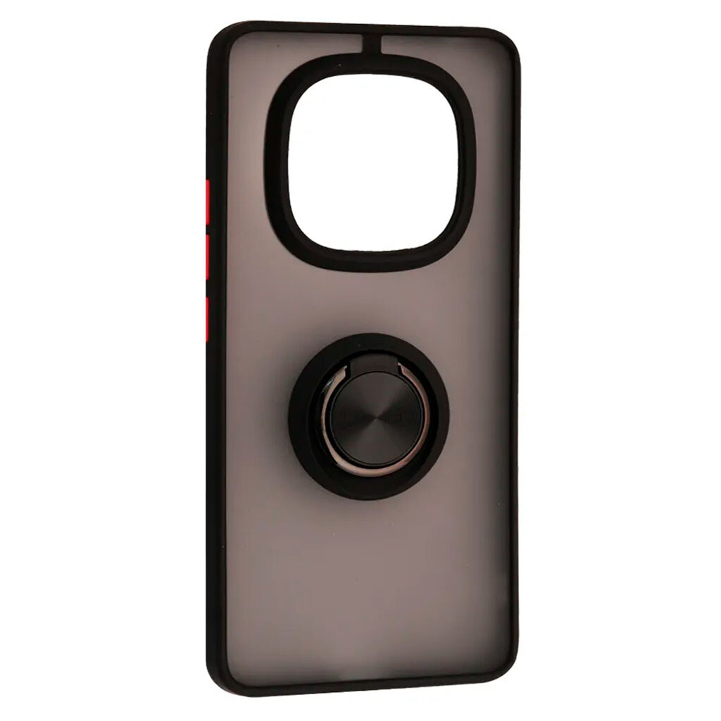 Чохол (накладка) Xiaomi Redmi Note 15 Pro Plus, Goospery Ring Case, Чорний - № 1 Чохол (накладка) Xiaomi Redmi Note 15 Pro Plus, Goospery Ring Case, Чорний - № 1