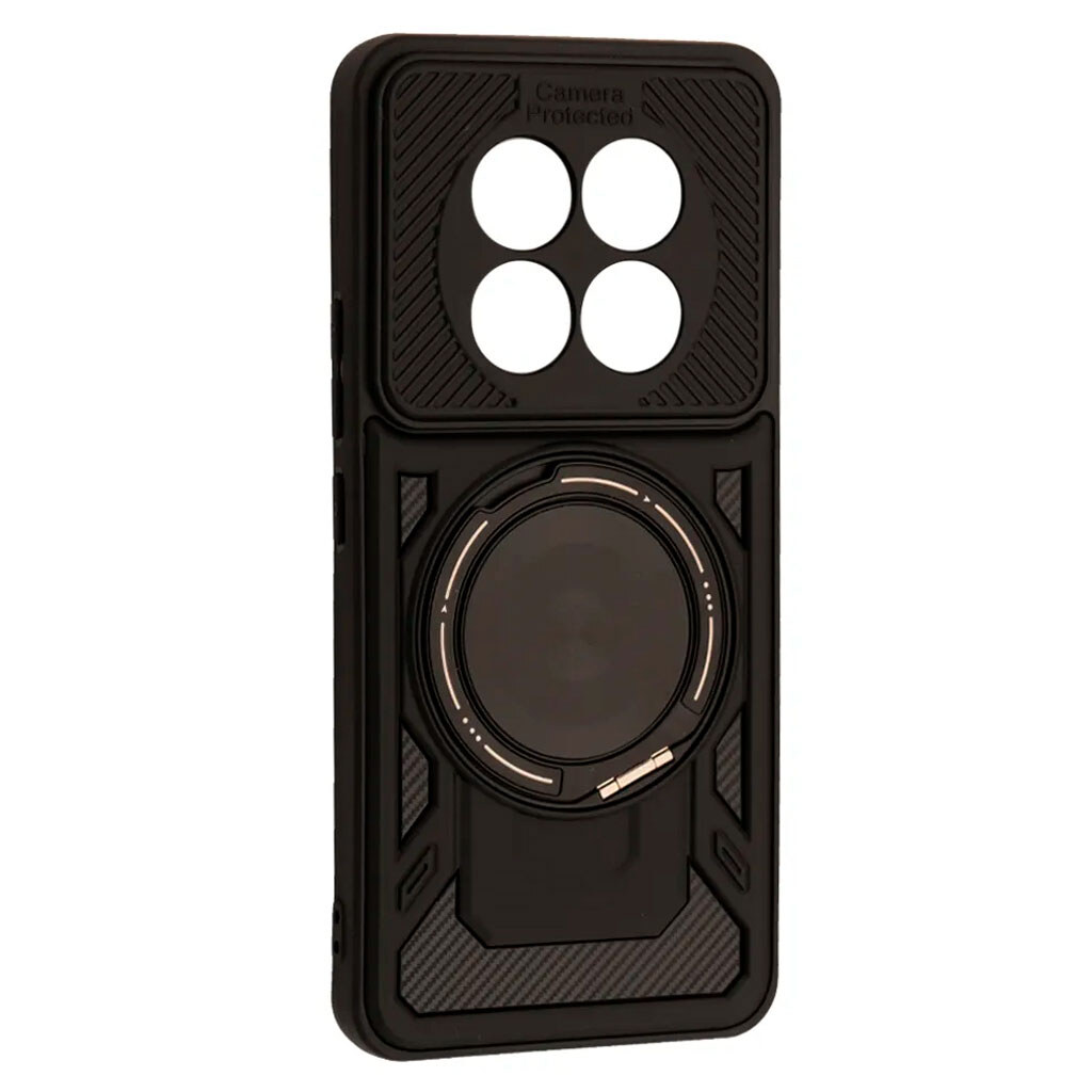 Чохол (накладка) Xiaomi Redmi Note 15, Protective Ring, MagSafe, Чорний - № 1 Чохол (накладка) Xiaomi Redmi Note 15, Protective Ring, MagSafe, Чорний - № 1