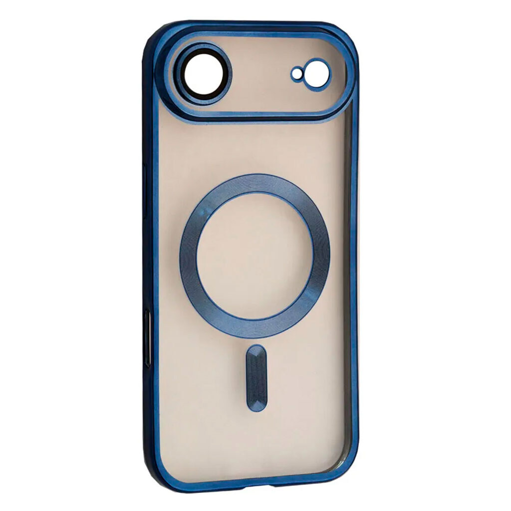 Чохол (накладка) Apple iPhone 17 Air, FIBRA Chrome, Синій - № 1 Чохол (накладка) Apple iPhone 17 Air, FIBRA Chrome, Синій - № 1