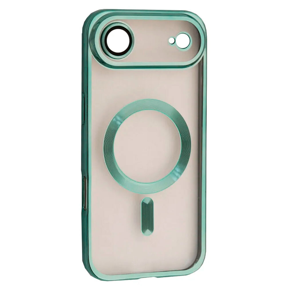 Чохол (накладка) Apple iPhone 17 Air, FIBRA Chrome, Зелений - № 1 Чохол (накладка) Apple iPhone 17 Air, FIBRA Chrome, Зелений - № 1