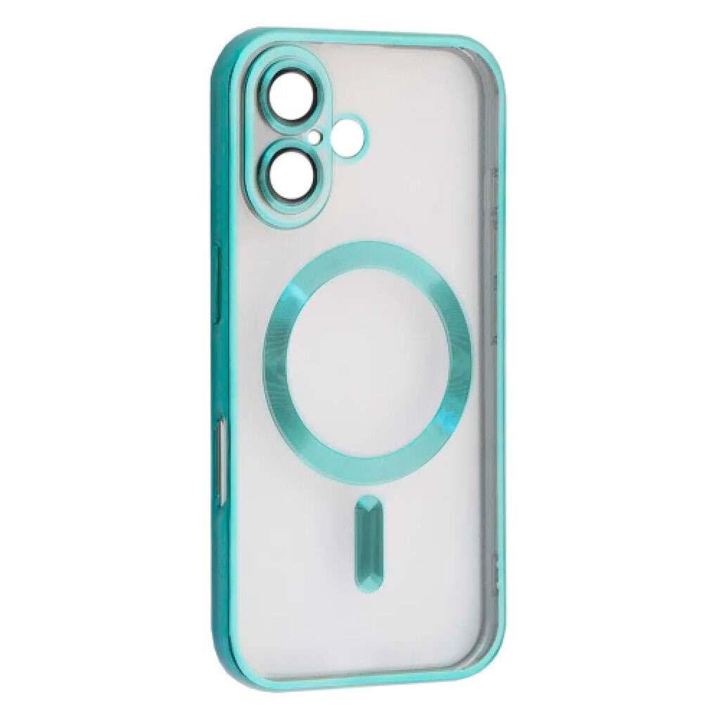 Чохол (накладка) Apple iPhone 17, FIBRA Chrome, Зелений - № 1 Чохол (накладка) Apple iPhone 17, FIBRA Chrome, Зелений - № 1