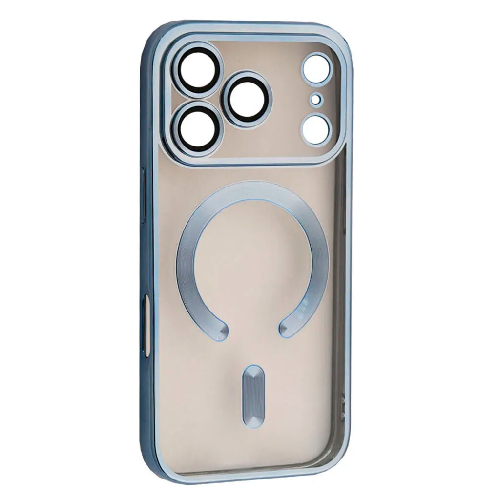 Чохол (накладка) Apple iPhone 17 Pro Max, FIBRA Chrome, Ліловий - № 1 Чохол (накладка) Apple iPhone 17 Pro Max, FIBRA Chrome, Ліловий - № 1