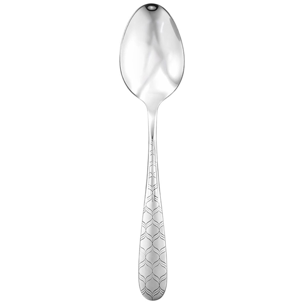 Ложка чайная нержавеющая сталь с узором, 15,8 см - № 1 Ложка чайная нержавеющая сталь с узором, 15,8 см - № 1