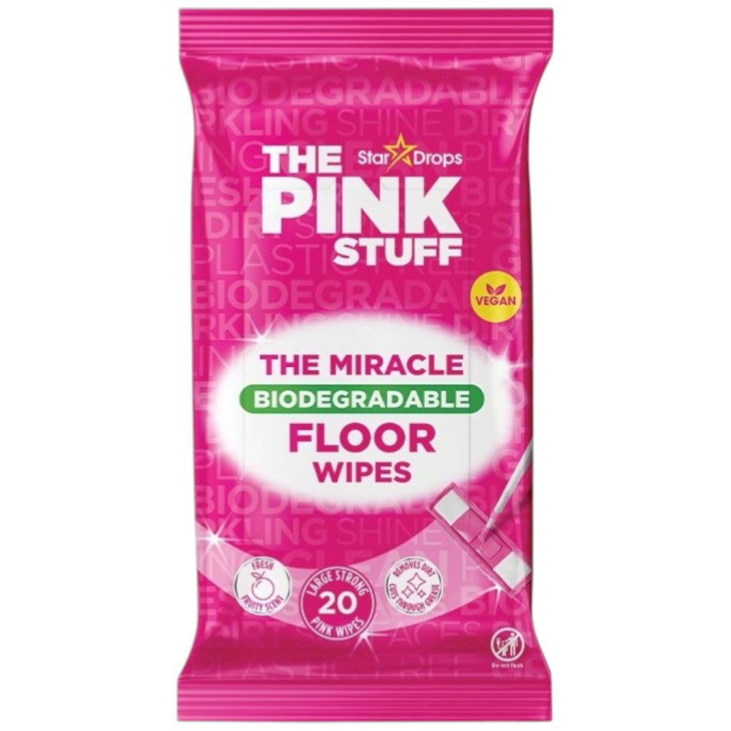 Салфетки влажные для мытья полов универсальные The Pink Stuff - № 1 Салфетки влажные для мытья полов универсальные The Pink Stuff - № 1