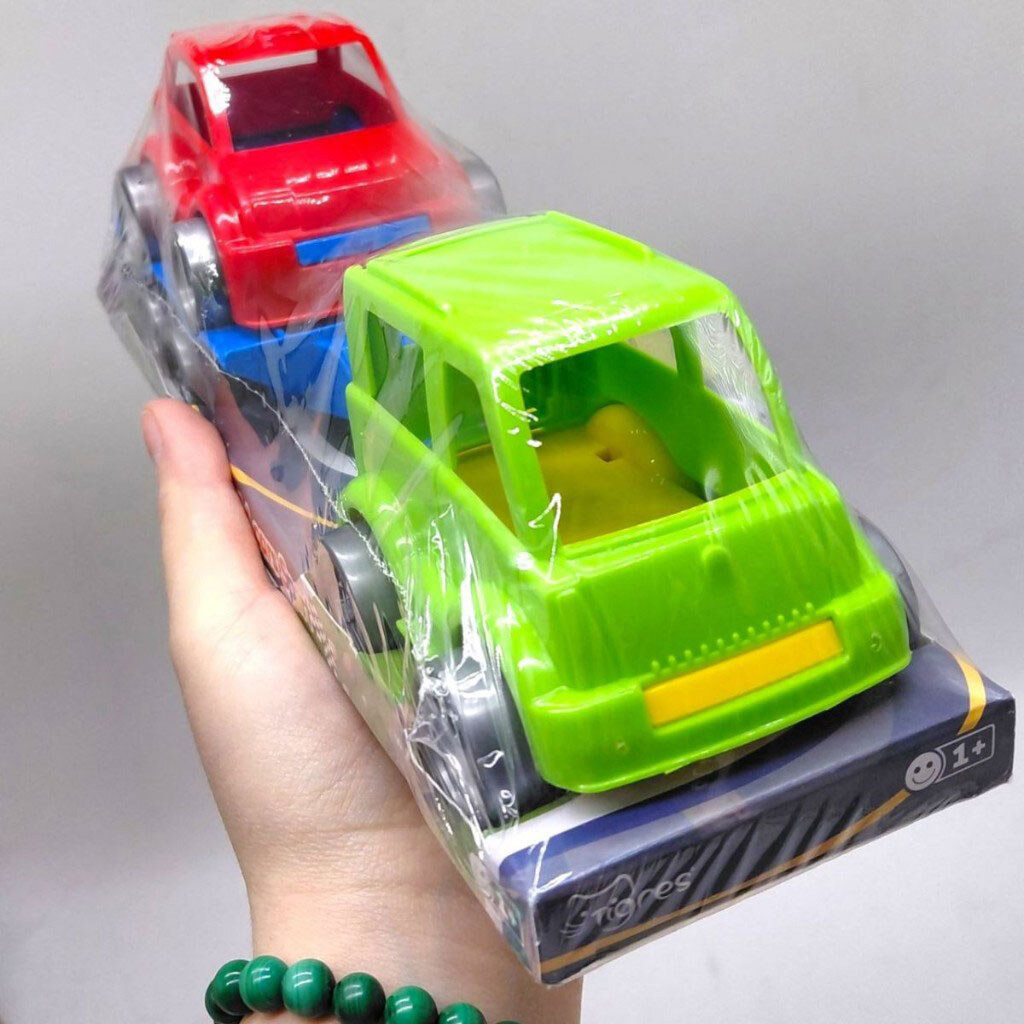 Набор авто "Kid cars Sport": автобус зелёный + машинка красная, Tigres - № 2 Набор авто "Kid cars Sport": автобус зелёный + машинка красная, Tigres - № 2