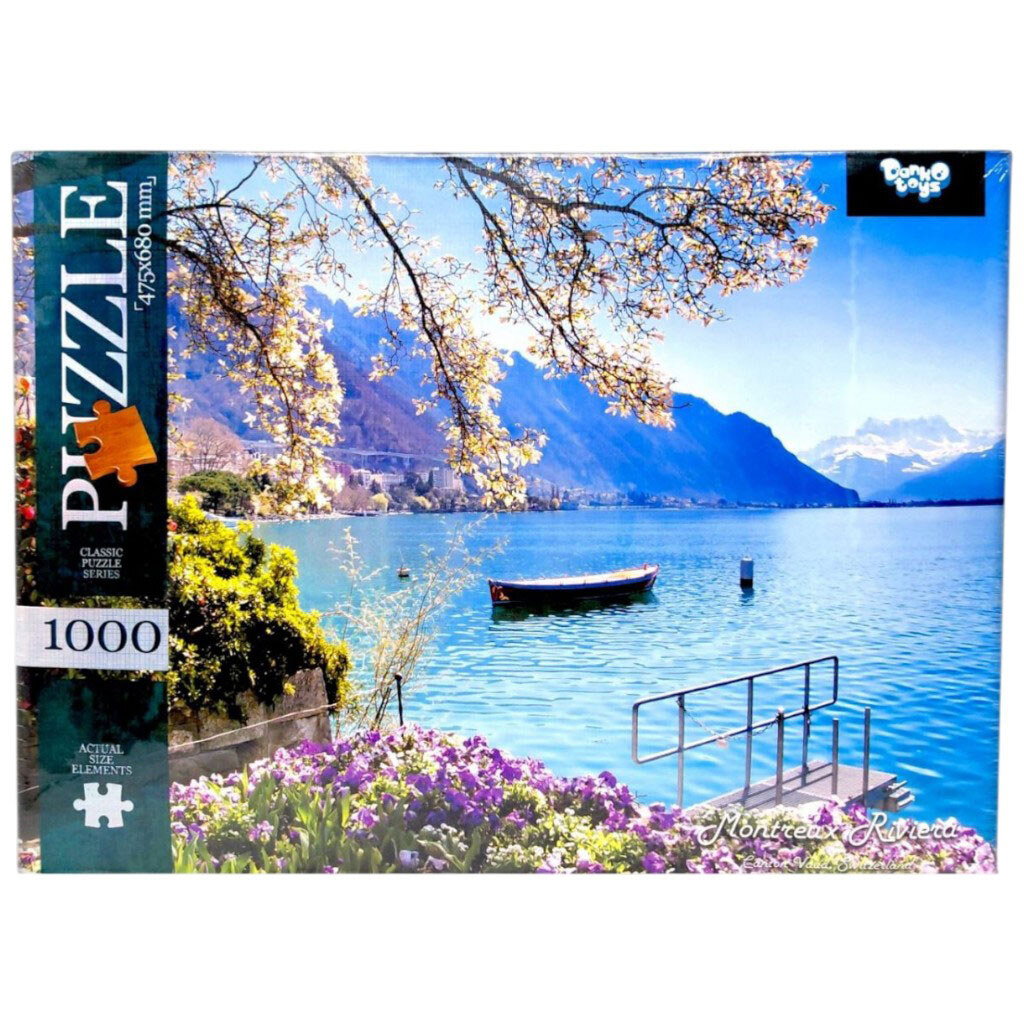 Пазлы "MONTREUX RIVIERA", 1000 эл., Dankotoys - № 1 Пазлы "MONTREUX RIVIERA", 1000 эл., Dankotoys - № 1