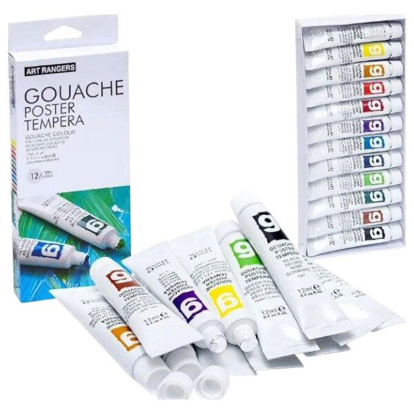 Краски «Art Ranger», 12колx12мл, Mic - № 2 Краски «Art Ranger», 12колx12мл, Mic - № 2