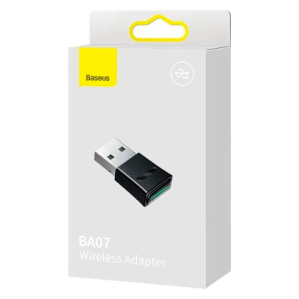Bluetooth-адаптер Baseus BA07, Чорний - № 6 Bluetooth-адаптер Baseus BA07, Чорний - № 6