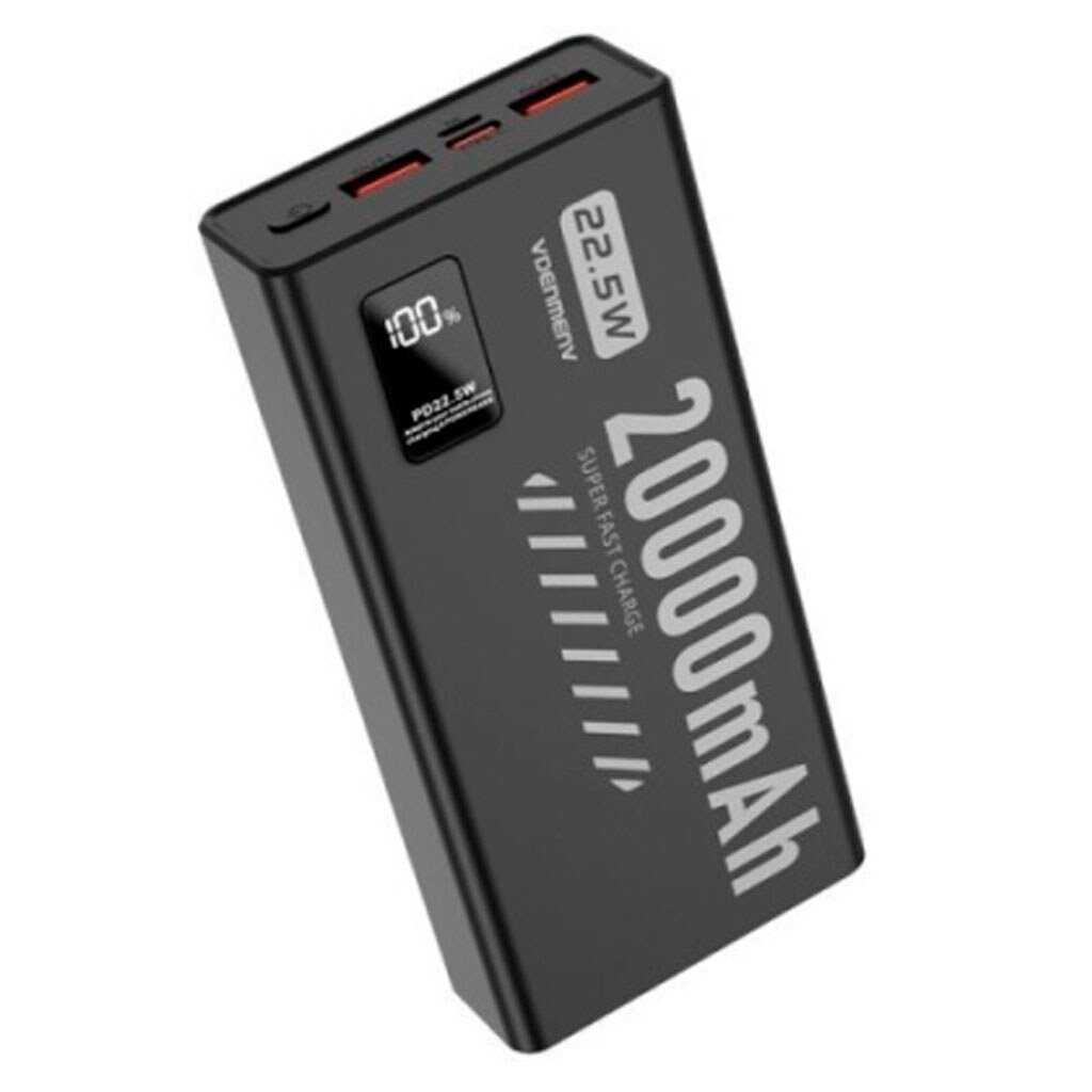Портативная батарея (Power Bank) VDenmenv DP-45, 20000 mAh, Черный - № 1 Портативная батарея (Power Bank) VDenmenv DP-45, 20000 mAh, Черный - № 1