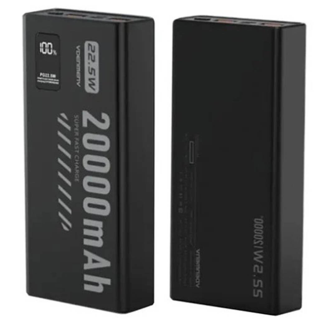 Портативная батарея (Power Bank) VDenmenv DP-45, 20000 mAh, Черный - № 2 Портативная батарея (Power Bank) VDenmenv DP-45, 20000 mAh, Черный - № 2