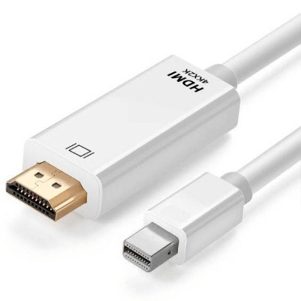 Кабель Mini DP to HDMI, Mini DisplayPort, HDMI, 1.8 м., Белый - № 2 Кабель Mini DP to HDMI, Mini DisplayPort, HDMI, 1.8 м., Белый - № 2