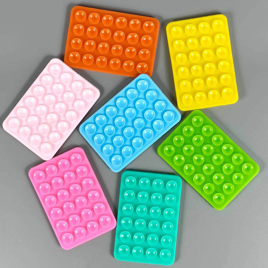 Утримувач-присоска Double Side Silicone, Салатовий - № 9 Утримувач-присоска Double Side Silicone, Салатовий - № 9