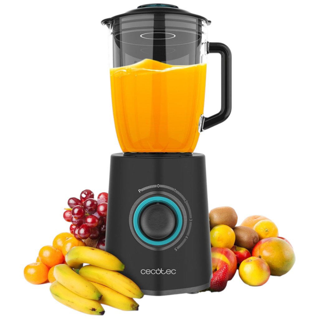 Блендер Cecotec Power Black Titanium 2300Max Mix Go, Чорний - № 1 Блендер Cecotec Power Black Titanium 2300Max Mix Go, Чорний - № 1
