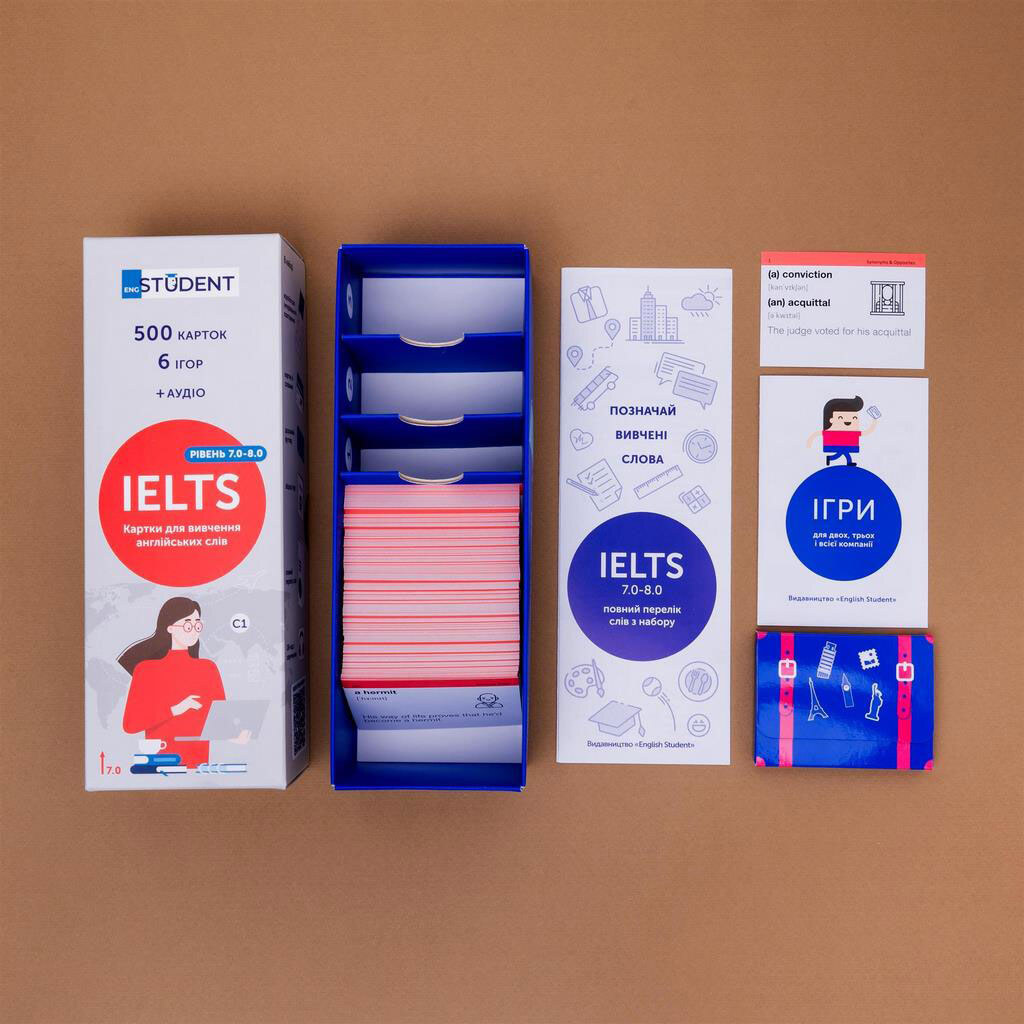 Карточки для изучения английского языка "IELTS 7.0-8.0", English Student - № 2 Карточки для изучения английского языка "IELTS 7.0-8.0", English Student - № 2