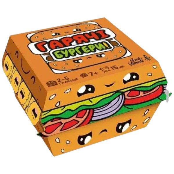 Настольная игра "Горячие Бургеры", Lord of Boards - № 1 Настольная игра "Горячие Бургеры", Lord of Boards - № 1