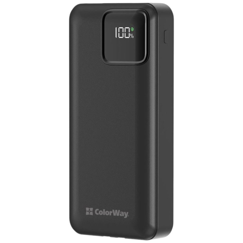 Портативная батарея (Power Bank) ColorWay Optimal Power, 20000 mAh, Черный - № 1 Портативная батарея (Power Bank) ColorWay Optimal Power, 20000 mAh, Черный - № 1