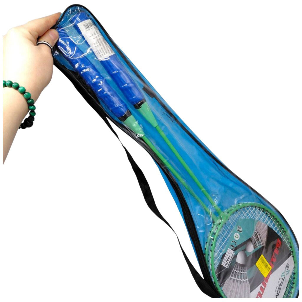 Бадминтон, 2 ракетки, леска, в чехле 65 см, Mic - № 2 Бадминтон, 2 ракетки, леска, в чехле 65 см, Mic - № 2