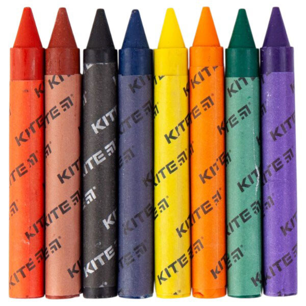 Мел восковой Jumbo "Dogs", 8 цветов, Kite - № 1 Мел восковой Jumbo "Dogs", 8 цветов, Kite - № 1