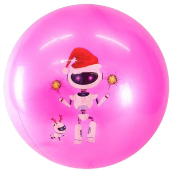 Мʼяч гумовий, 9", 60 грам, мікс кольорів, Mic - № 4 Мʼяч гумовий, 9", 60 грам, мікс кольорів, Mic - № 4