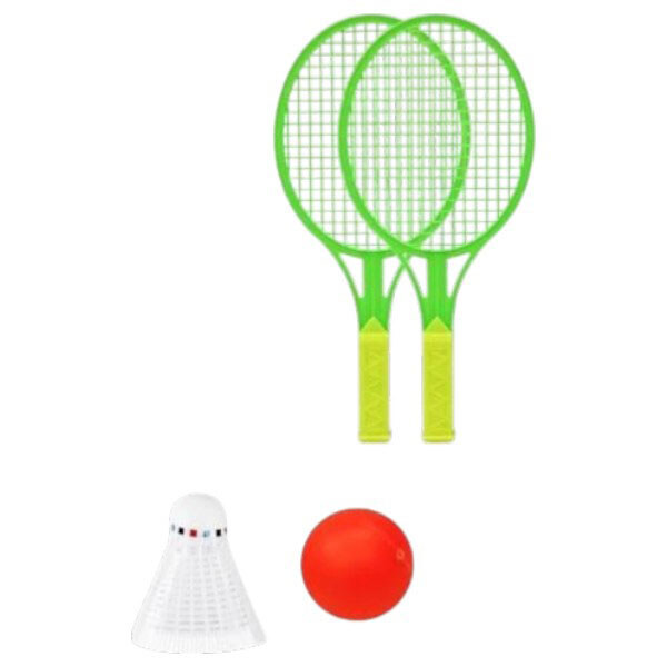 Набор ракеток 2 шт, воланчик и мячик, пакет, 15,5x34x3,5 см, Mic - № 1 Набор ракеток 2 шт, воланчик и мячик, пакет, 15,5x34x3,5 см, Mic - № 1