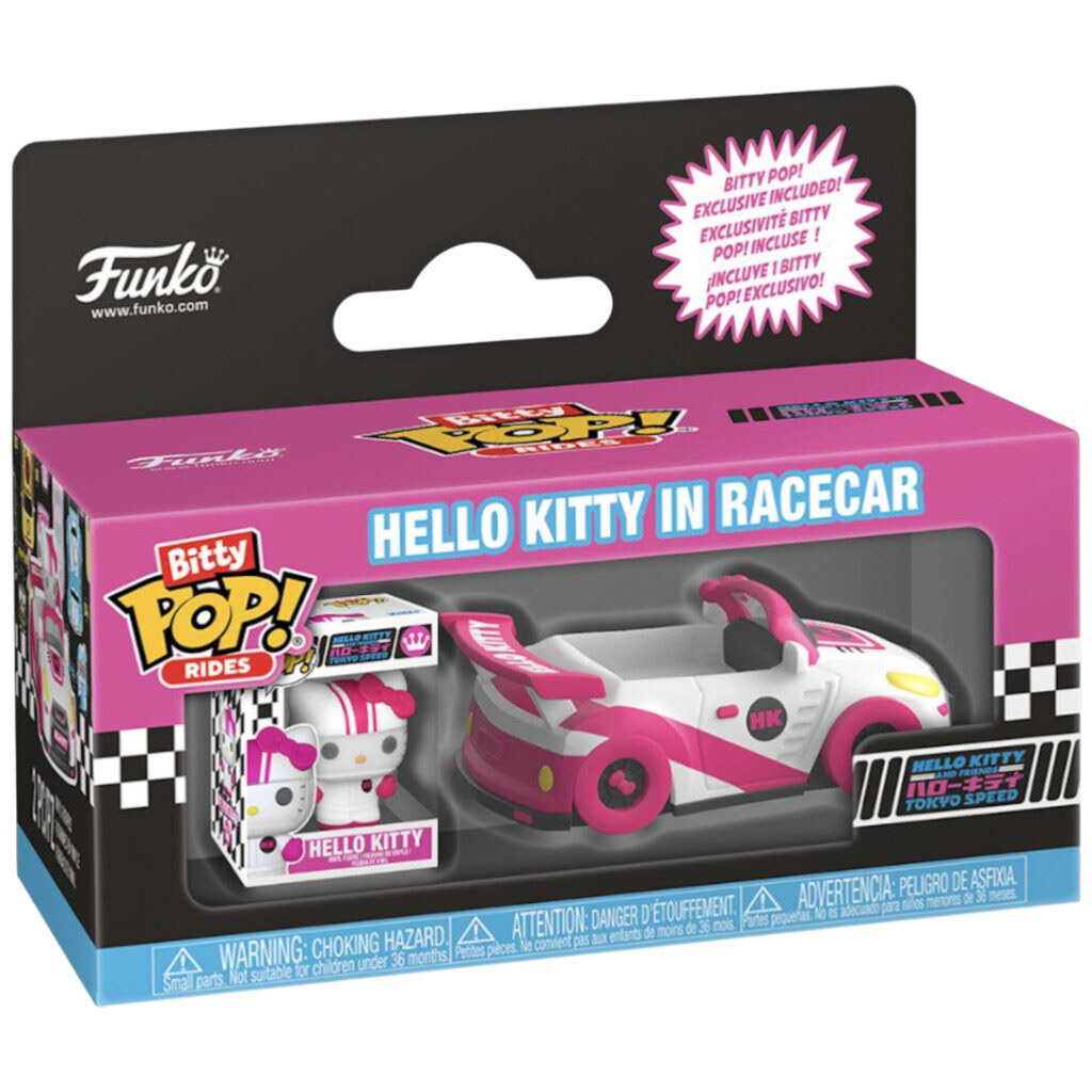 Набір фігурок BITTY POP! Rides серії "Sanrio: ХЕЛОУ КІТТІ І ГОНОЧНИЙ АВТОМОБІЛЬ", Funko - № 2 Набір фігурок BITTY POP! Rides серії "Sanrio: ХЕЛОУ КІТТІ І ГОНОЧНИЙ АВТОМОБІЛЬ", Funko - № 2
