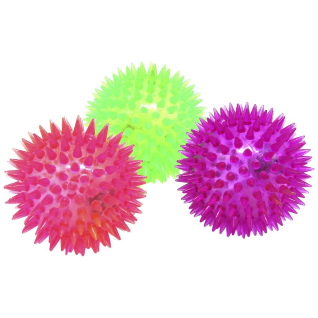 Стрибунець "Їжачок", 8,5 см світиться, мікс кольорів, Mic - № 2 Стрибунець "Їжачок", 8,5 см світиться, мікс кольорів, Mic - № 2