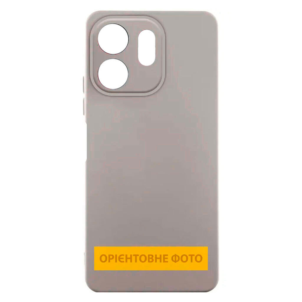 Чехол (накладка) Motorola G06 Power / Moto G06, GETMAN Liquid Silk, Серый - № 1 Чехол (накладка) Motorola G06 Power / Moto G06, GETMAN Liquid Silk, Серый - № 1