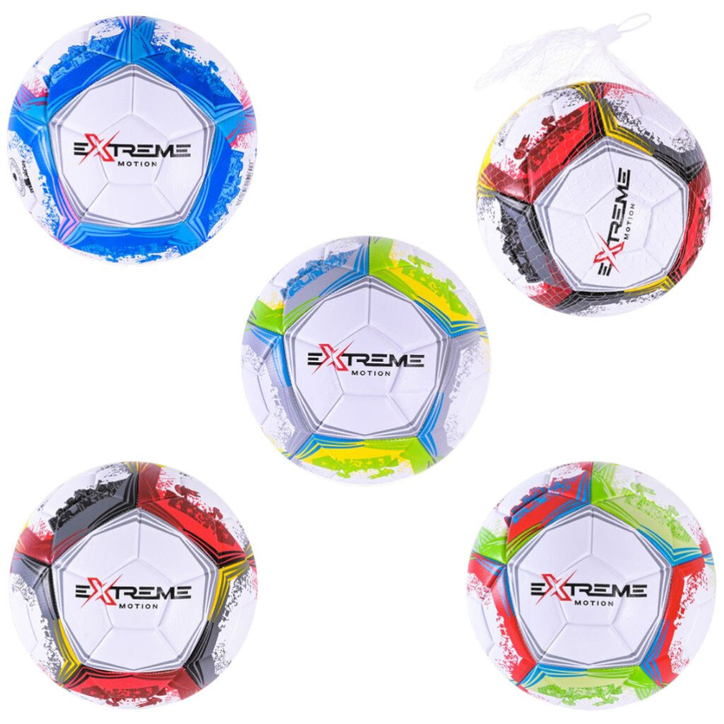 М'яч футбольний, №5, PVC 400 гр, БІЛО-ЧЕРВОНИЙ, Mic - № 2 М'яч футбольний, №5, PVC 400 гр, БІЛО-ЧЕРВОНИЙ, Mic - № 2