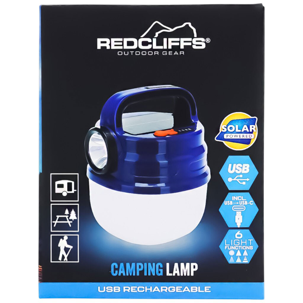 Фонарь кемпинговый аккумуляторный REDCLIFFS OUTDOOR - № 2 Фонарь кемпинговый аккумуляторный REDCLIFFS OUTDOOR - № 2