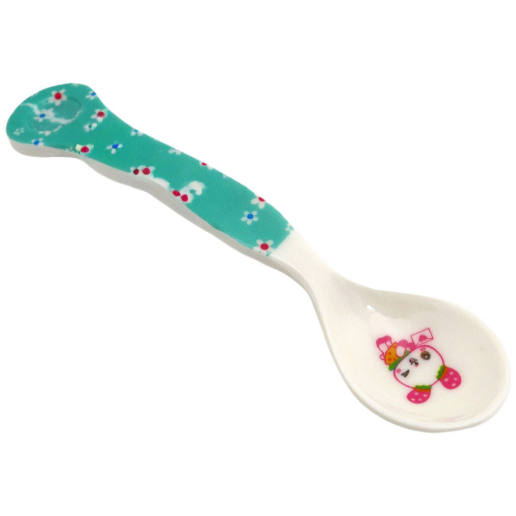 Ложка детская меламиновая с рисунком в ассортименте - № 1 Ложка детская меламиновая с рисунком в ассортименте - № 1