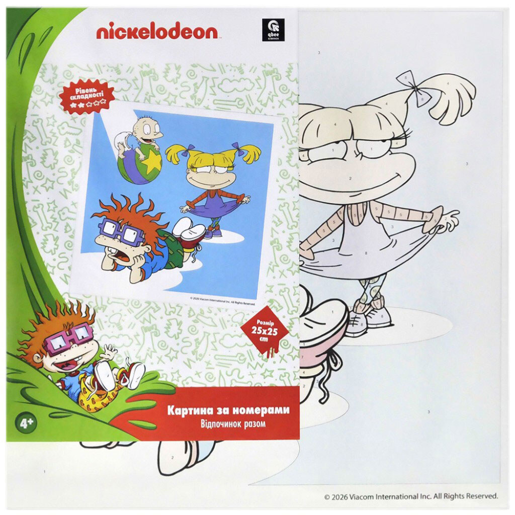 Картина по номерам "Nick 90. Культовые герои", 25х25 см, Qbee - № 1 Картина по номерам "Nick 90. Культовые герои", 25х25 см, Qbee - № 1