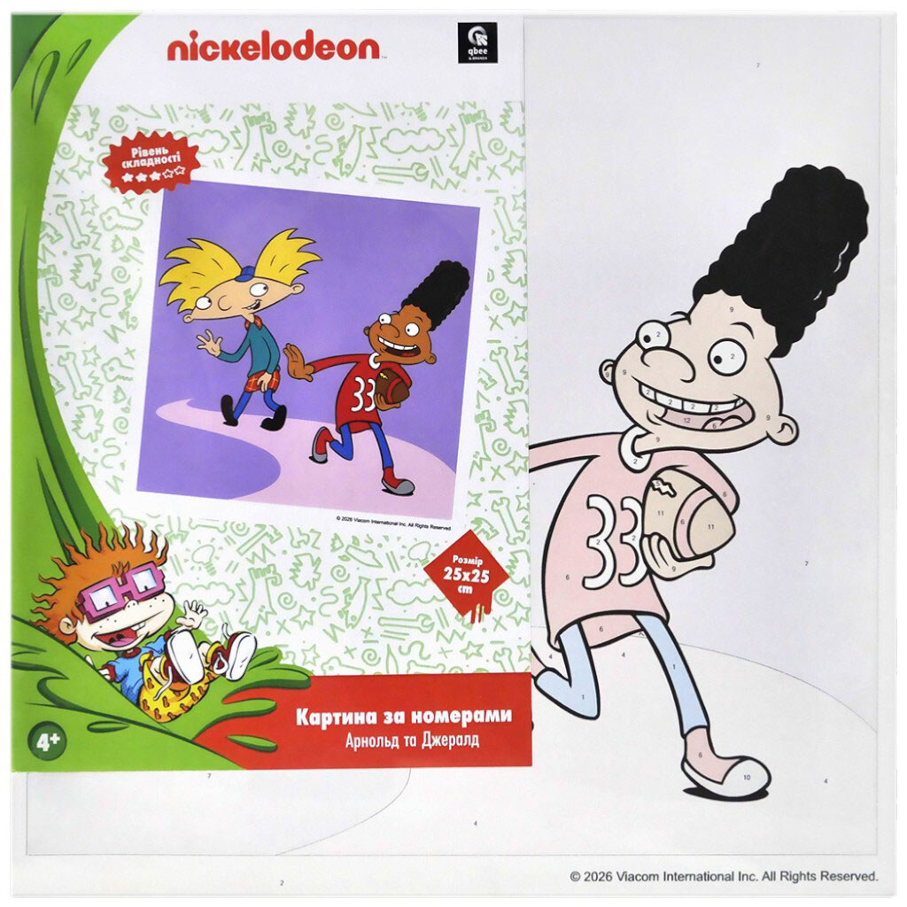 Картина по номерам "Nick 90. Культовые герои", 25х25 см, Qbee - № 3 Картина по номерам "Nick 90. Культовые герои", 25х25 см, Qbee - № 3