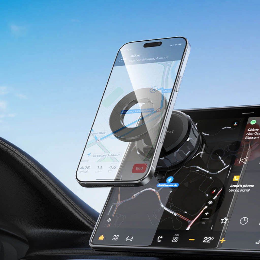 Тримач (Холдер) Borofone BH140 Gloria, Чорний - № 8 Тримач (Холдер) Borofone BH140 Gloria, Чорний - № 8