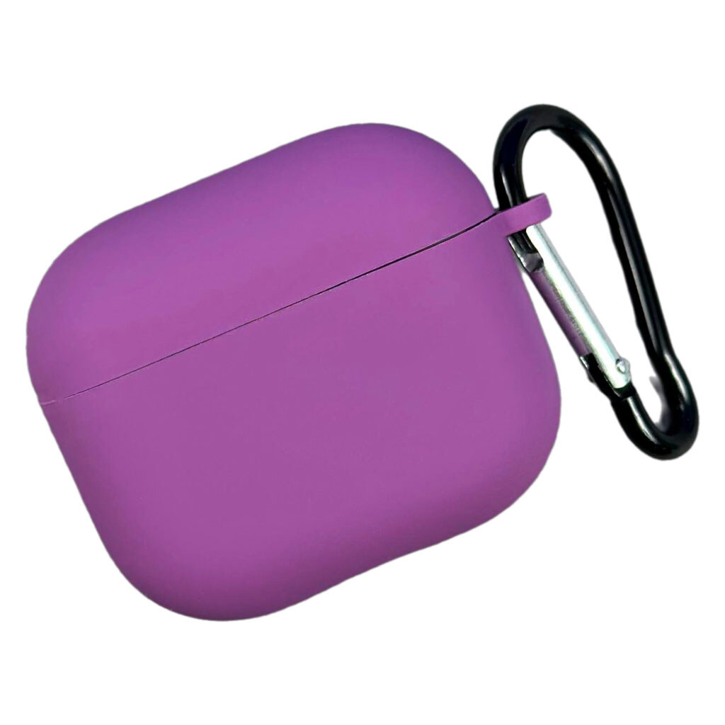 Чехол (накладка) Apple AirPods / AirPods 2, Hang Case, Фиолетовый - № 1 Чехол (накладка) Apple AirPods / AirPods 2, Hang Case, Фиолетовый - № 1