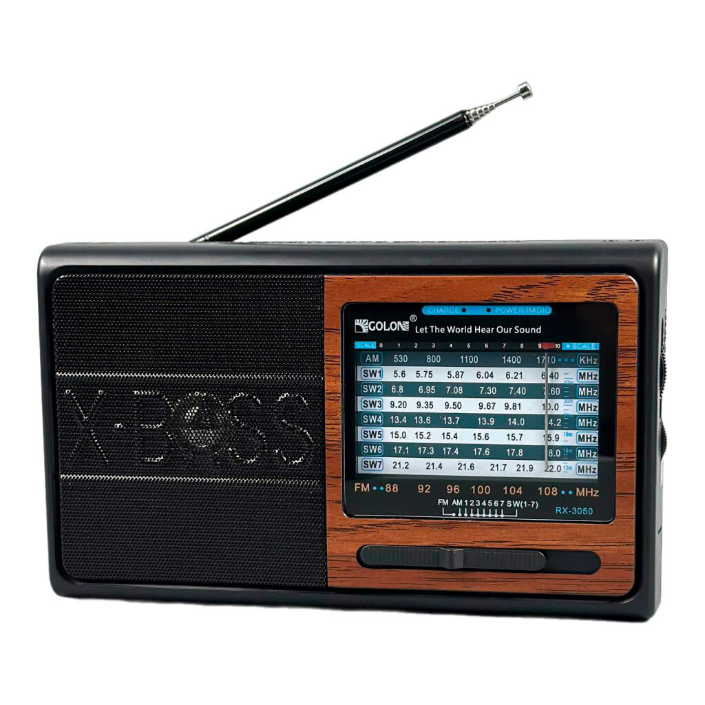 Радиоприемник Golon RX-3050, Коричневый - № 1 Радиоприемник Golon RX-3050, Коричневый - № 1