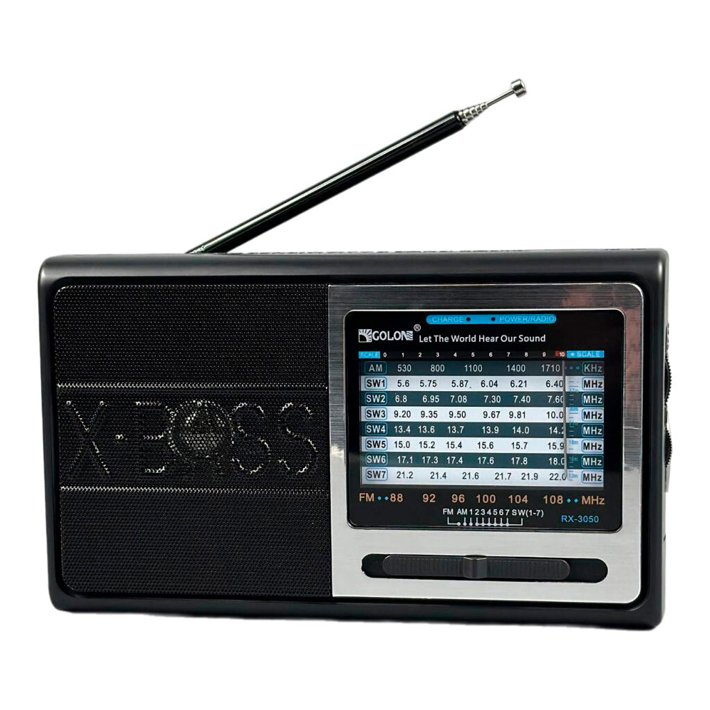 Радиоприемник Golon RX-3050, Серебряный - № 1 Радиоприемник Golon RX-3050, Серебряный - № 1
