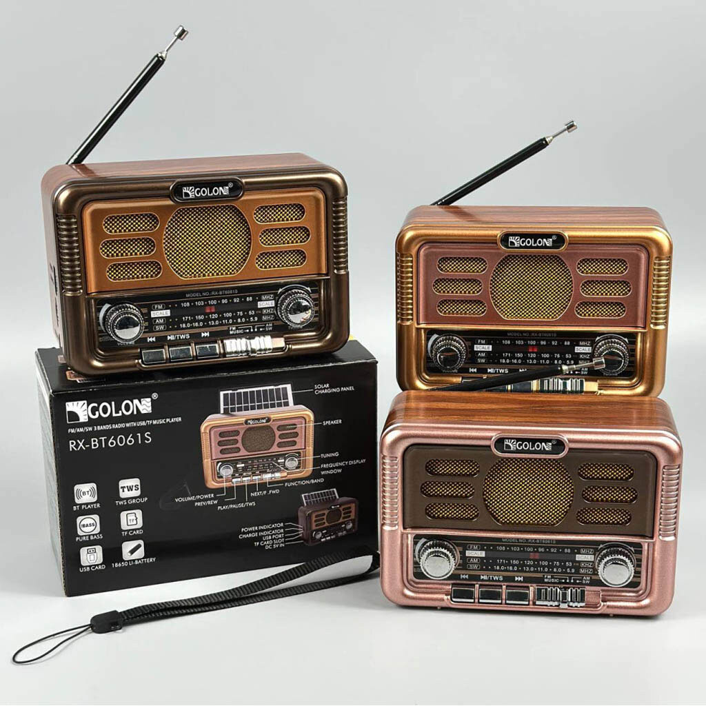 Радиоприемник Golon RX-BT6061S, Розовый - № 4 Радиоприемник Golon RX-BT6061S, Розовый - № 4