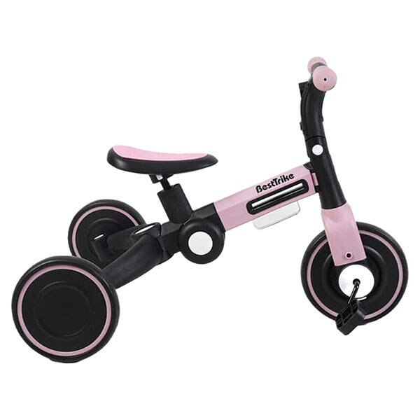 Велосипед 3-х колісний, колеса EVA переднє 8'', заднє 6'', нейлонова рама, трансформується у велобіг, підсвічування, в коробці, BestTrike - № 2 Велосипед 3-х колісний, колеса EVA переднє 8'', заднє 6'', нейлонова рама, трансформується у велобіг, підсвічування, в коробці, BestTrike - № 2