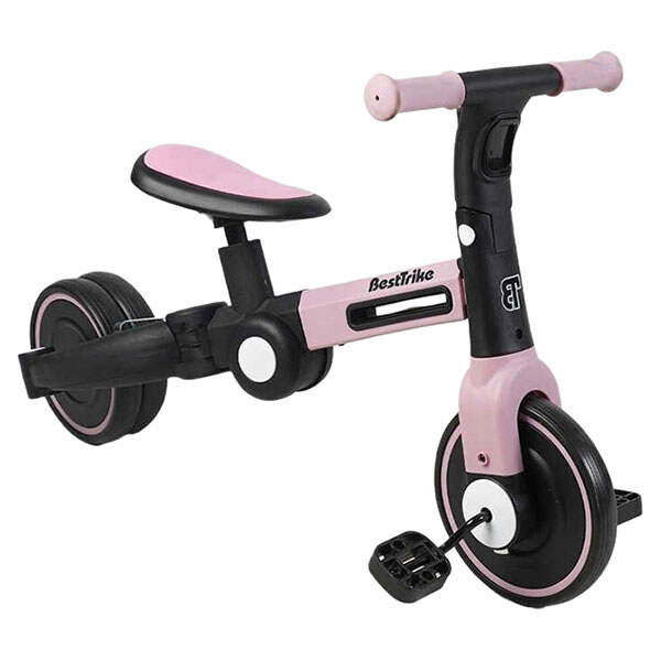 Велосипед 3-х колісний, колеса EVA переднє 8'', заднє 6'', нейлонова рама, трансформується у велобіг, підсвічування, в коробці, BestTrike - № 4 Велосипед 3-х колісний, колеса EVA переднє 8'', заднє 6'', нейлонова рама, трансформується у велобіг, підсвічування, в коробці, BestTrike - № 4