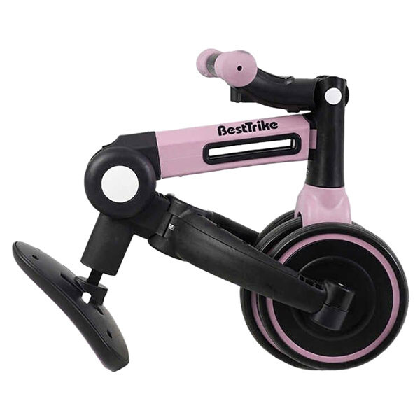 Велосипед 3-х колісний, колеса EVA переднє 8'', заднє 6'', нейлонова рама, трансформується у велобіг, підсвічування, в коробці, BestTrike - № 5 Велосипед 3-х колісний, колеса EVA переднє 8'', заднє 6'', нейлонова рама, трансформується у велобіг, підсвічування, в коробці, BestTrike - № 5