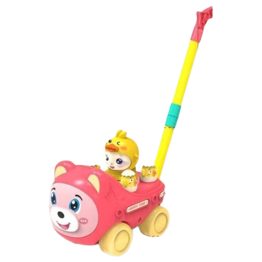 Каталка, 13 см х 21 см х 46 см, дзвіночок, фігурка, що обертається, в пакеті, Mic - № 1 Каталка, 13 см х 21 см х 46 см, дзвіночок, фігурка, що обертається, в пакеті, Mic - № 1