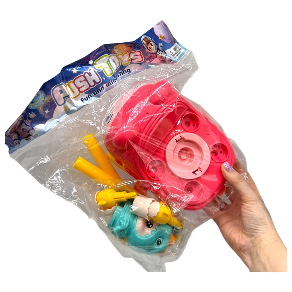 Каталка, 13 см х 21 см х 46 см, дзвіночок, фігурка, що обертається, в пакеті, Mic - № 2 Каталка, 13 см х 21 см х 46 см, дзвіночок, фігурка, що обертається, в пакеті, Mic - № 2